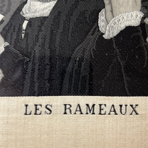 Rare antique French framed silk artwork embroidered artist signed collectible - Picture 5 of 14